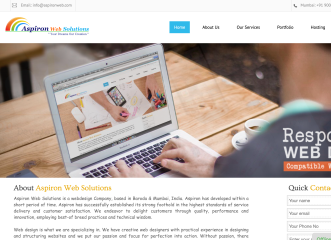 Project: Aspiron Web Solutions